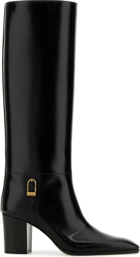 Saint Laurent Julia Square Toe Boots