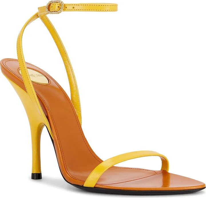 Saint Laurent Katoucha Sandal in Yellow - Image 2