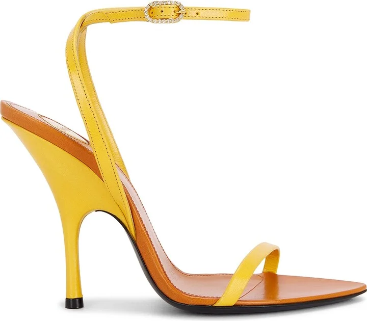 Saint Laurent Katoucha Sandal in Yellow