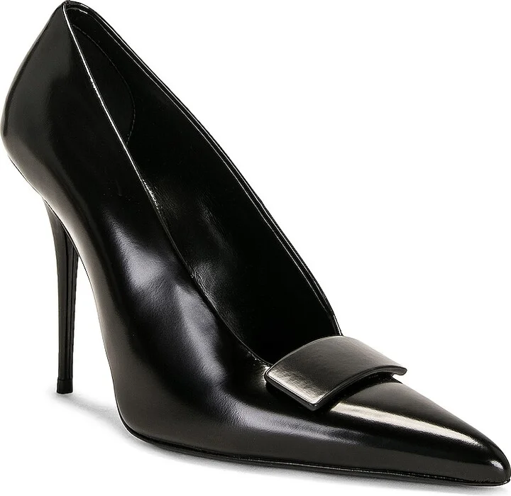 Saint Laurent Kayla 110 Heels in Black - Image 2