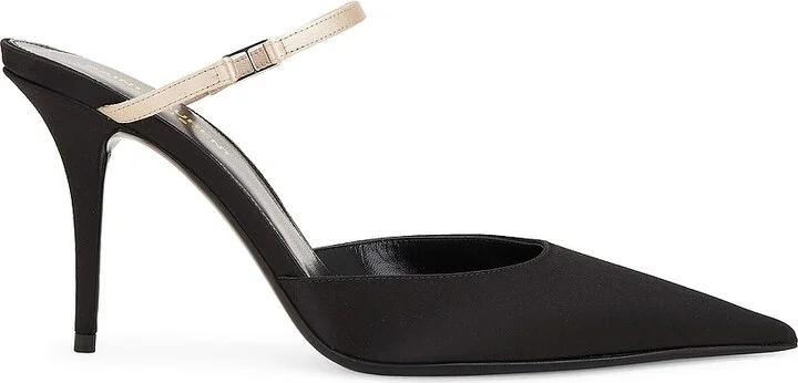 Saint Laurent Killer Mule in Black
