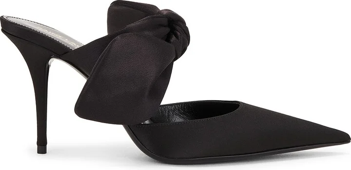 Saint Laurent Killer Mule in Black
