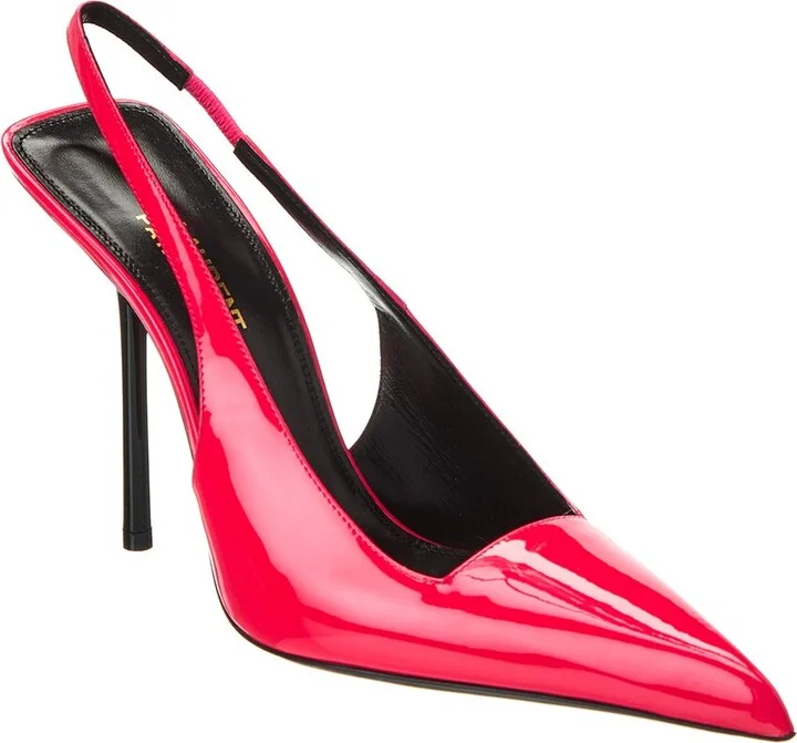 Saint Laurent Kiss 105 Patent Slingback Pump
