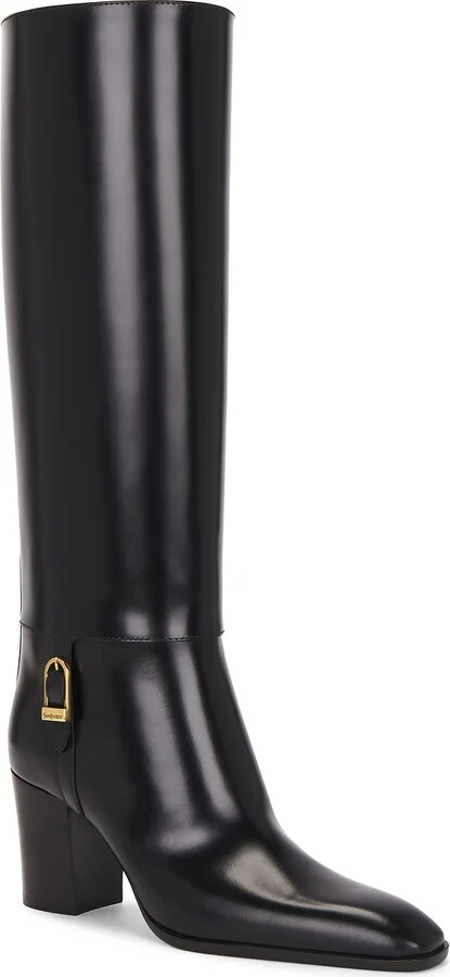 Saint Laurent Knee High Boot in Black - Image 2