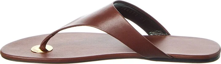 Saint Laurent Kouros Leather Sandal - Image 2