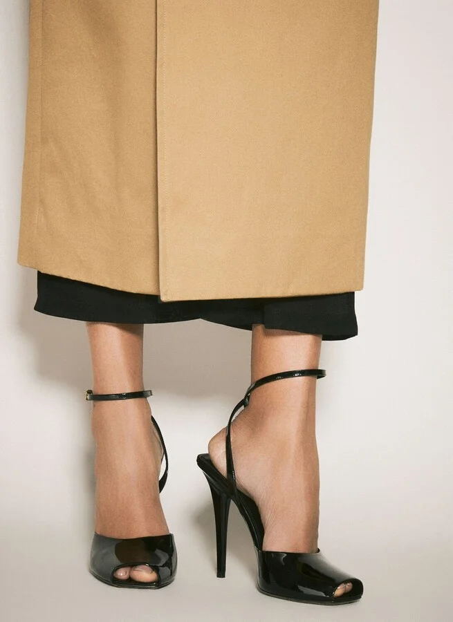 Saint Laurent La Scandale Patent Heels - Woman Heels Black Eu - 37 - Image 6