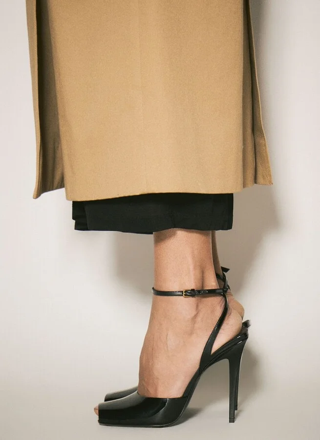 Saint Laurent La Scandale Patent Heels - Woman Heels Black Eu - 37