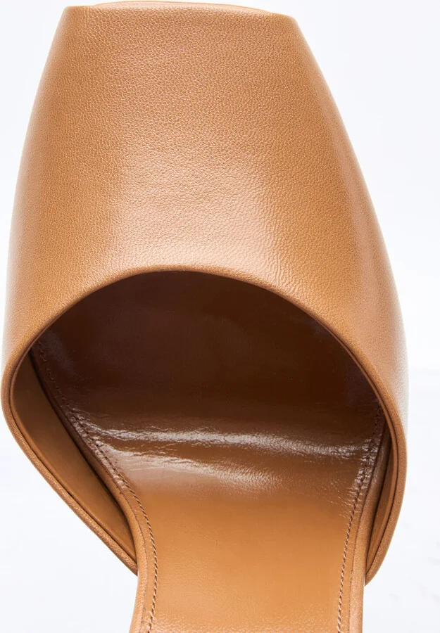 Saint Laurent La Scandale Platform Sandals - Woman Heels Brown Eu - 38 - Image 7