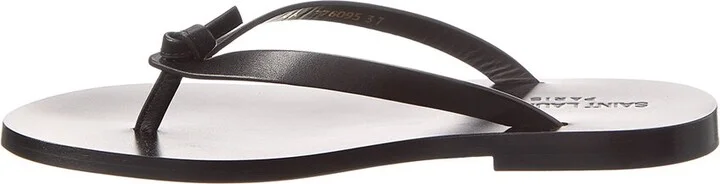 Saint Laurent Laguna Leather Flip Flop - Image 2