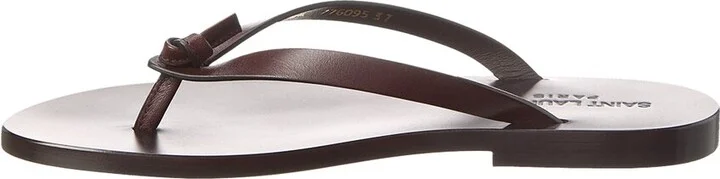 Saint Laurent Laguna Leather Sandal - Image 2