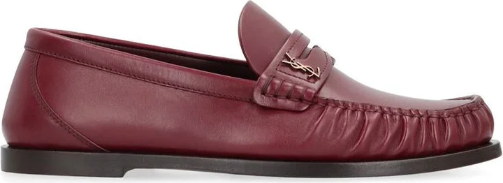 Saint Laurent Laurent Leather Loafers