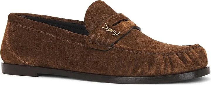 Saint Laurent Laurent Loafer in Brown - Image 2