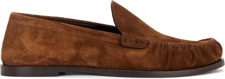Saint Laurent Laurent Loafer in Brown