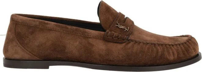 Saint Laurent Laurent Logo Plaque Loafers