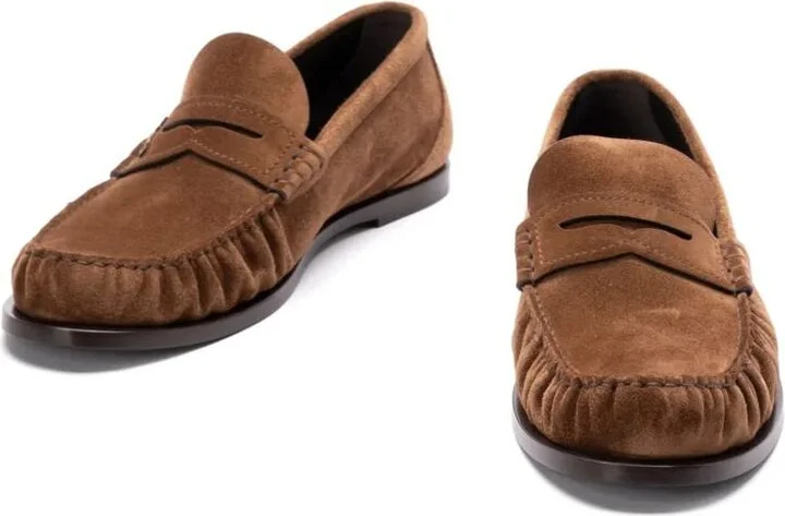 Saint Laurent Laurent Suede Loafers - Image 4