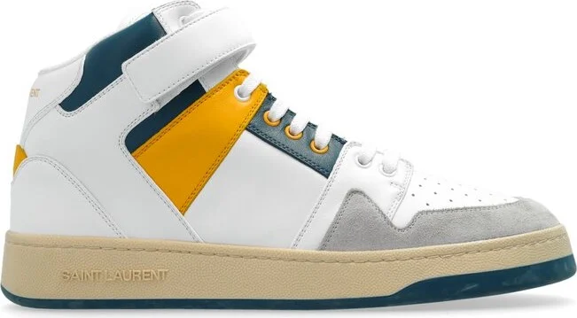 Saint Laurent Lax Mid-Top Sneakers