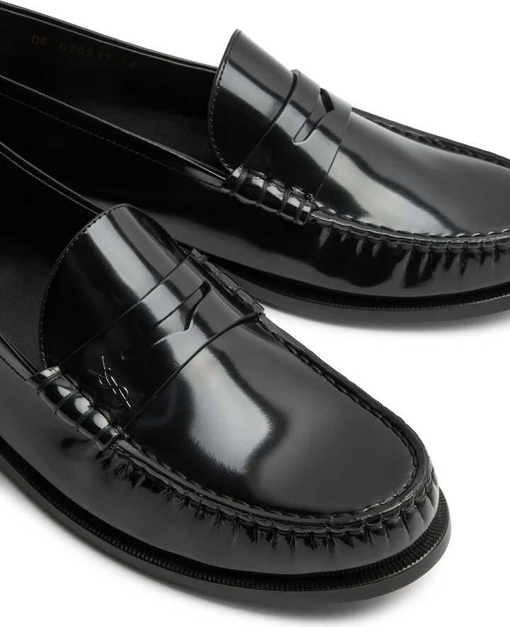 Saint Laurent Le Loafer 15 Gloss-leather Loafers - Image 3
