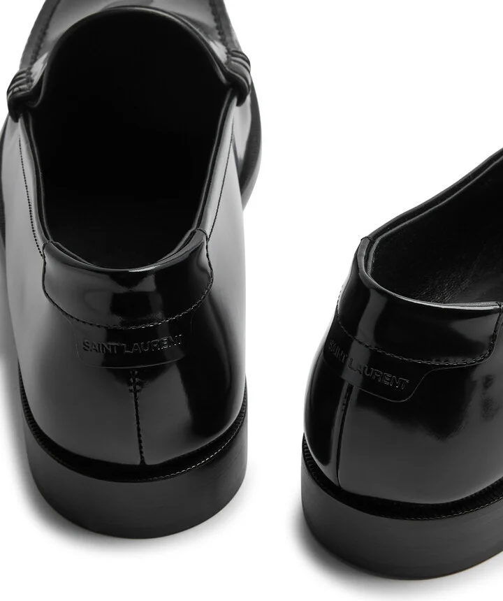 Saint Laurent Le Loafer 15 Gloss-leather Loafers - Image 4