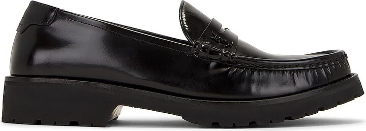 Saint Laurent Le Loafer 15 Mocassin Cuir Master in Black