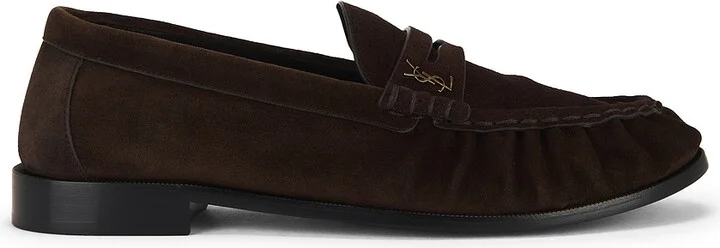 Saint Laurent Le Loafer in Chocolate
