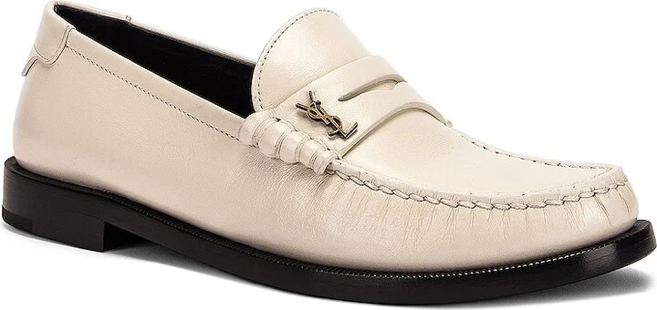 Saint Laurent Le Loafer in Ivory - Image 2
