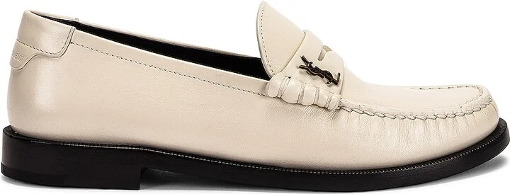 Saint Laurent Le Loafer in Ivory