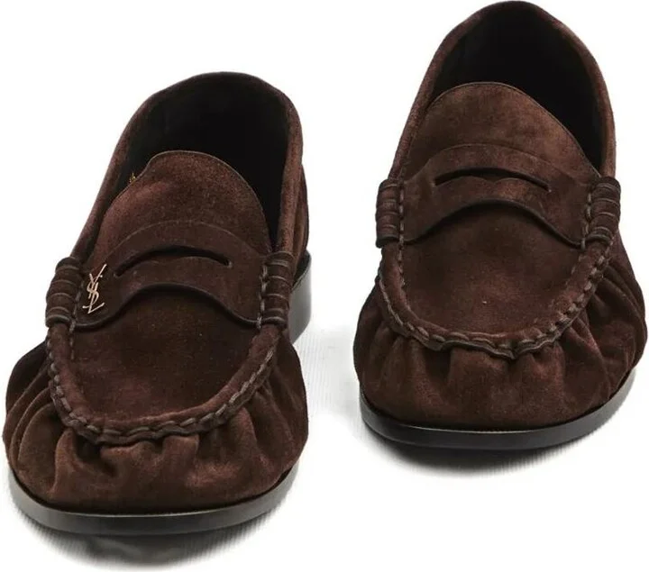 Saint Laurent Le Loafer In Suede Shoes - Image 4