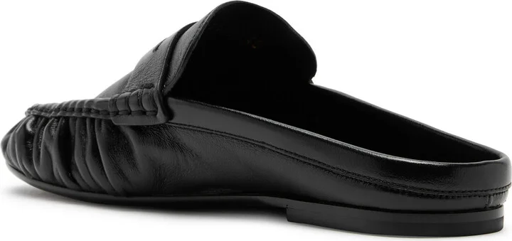 Saint Laurent Le Loafer Leather Backless Loafers - Image 2