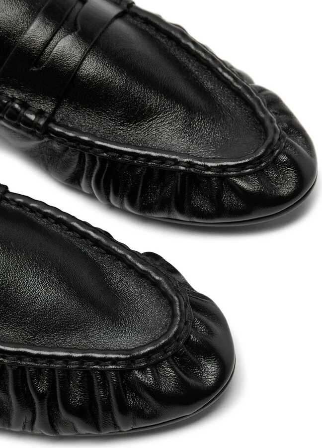 Saint Laurent Le Loafer Leather Backless Loafers - Image 3