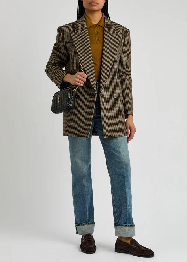 Saint Laurent Le Loafer Logo Suede Loafers - Image 6