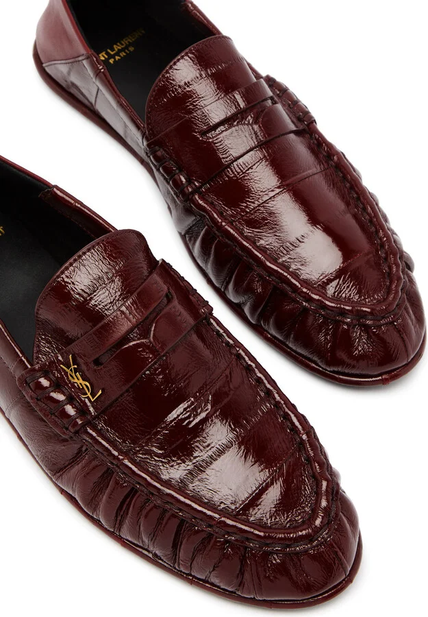 Saint Laurent Le Loafer Patent Leather Loafers - Image 3