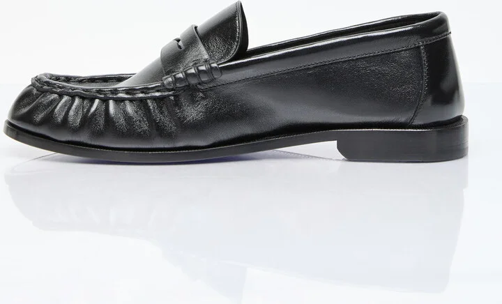 Saint Laurent Le Loafer Penney Leather Slippers - Man Loafers Black Eu - 42 - Image 4