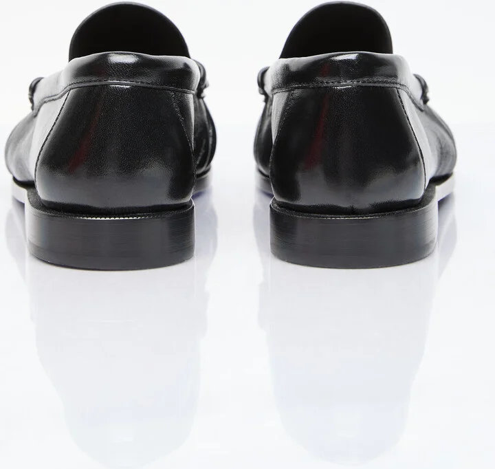 Saint Laurent Le Loafer Penney Leather Slippers - Man Loafers Black Eu - 42 - Image 5