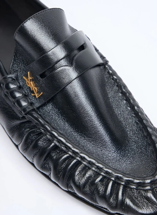 Saint Laurent Le Loafer Penny Slippers - Man Loafers Black Eu - 42 - Image 2