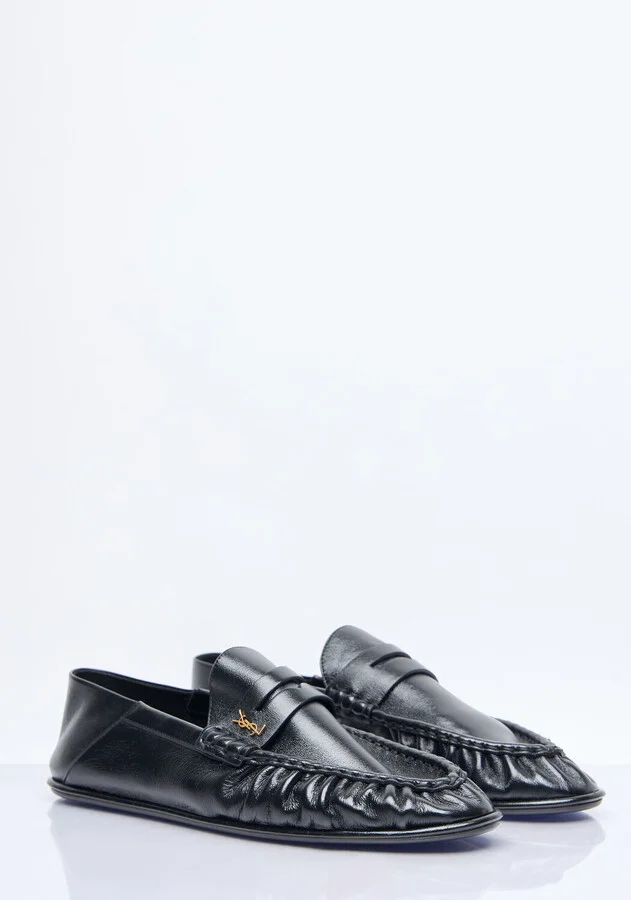 Saint Laurent Le Loafer Penny Slippers - Man Loafers Black Eu - 42 - Image 3