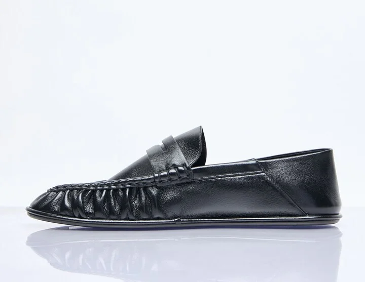 Saint Laurent Le Loafer Penny Slippers - Man Loafers Black Eu - 42 - Image 4