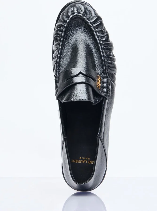 Saint Laurent Le Loafer Penny Slippers - Man Loafers Black Eu - 42 - Image 7