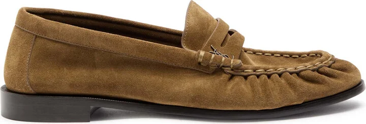 Saint Laurent Le Loafer Suede Loafers