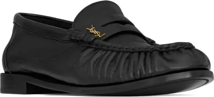 Saint Laurent Le Loafer Supple In Shiny Leather Shoes - Image 2