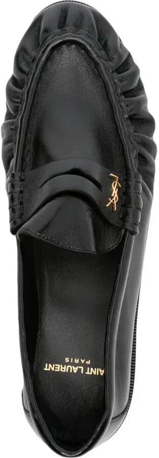 Saint Laurent Le Loafer Supple In Shiny Leather Shoes - Image 3