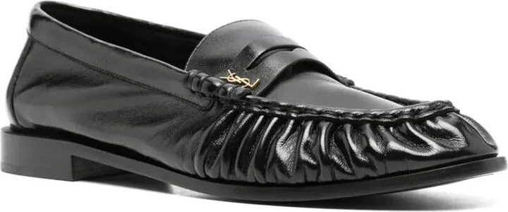 Saint Laurent Le Loafer Supple In Shiny Leather Shoes - Image 2