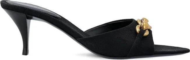 Saint Laurent Le Maillon Open Toe Mules
