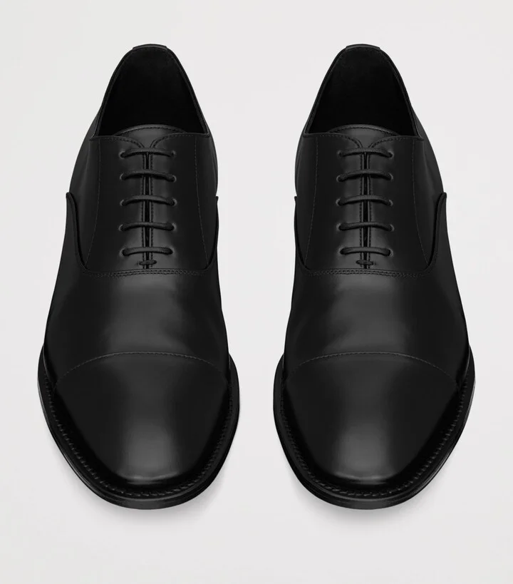 Saint Laurent Leather Adrien Oxford Shoes - Image 2