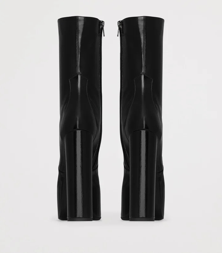 Saint Laurent Leather Billy Ankle Boots 95 - Image 4