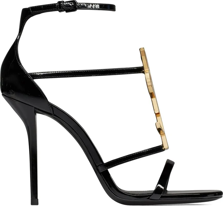 Saint Laurent Leather Cassandra Sandals 110