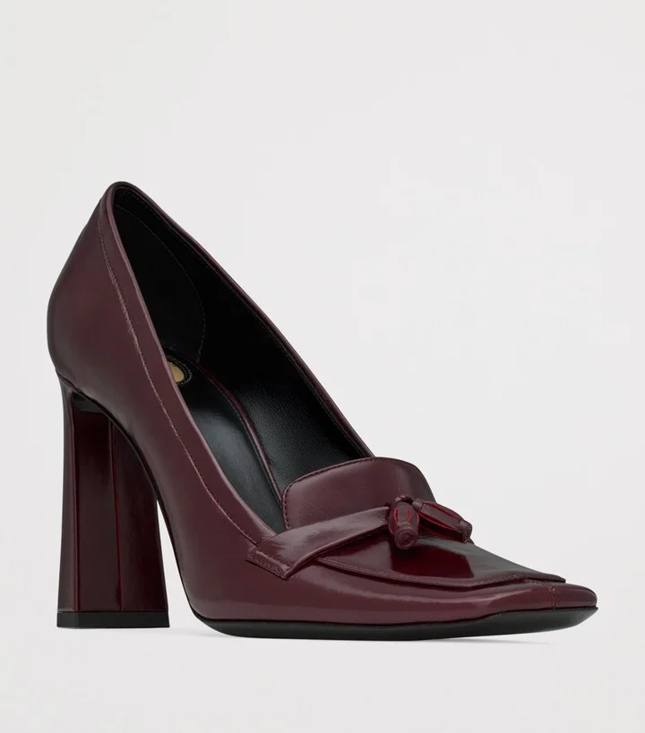Saint Laurent Leather Chloé Pumps 90 - Image 3