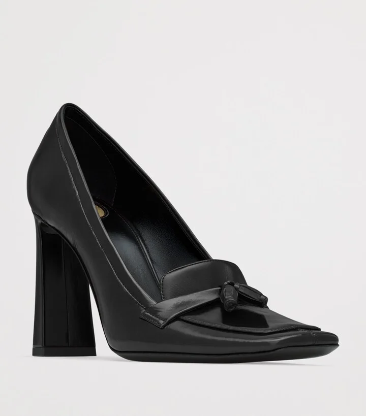 Saint Laurent Leather Chloé Pumps 90 - Image 3