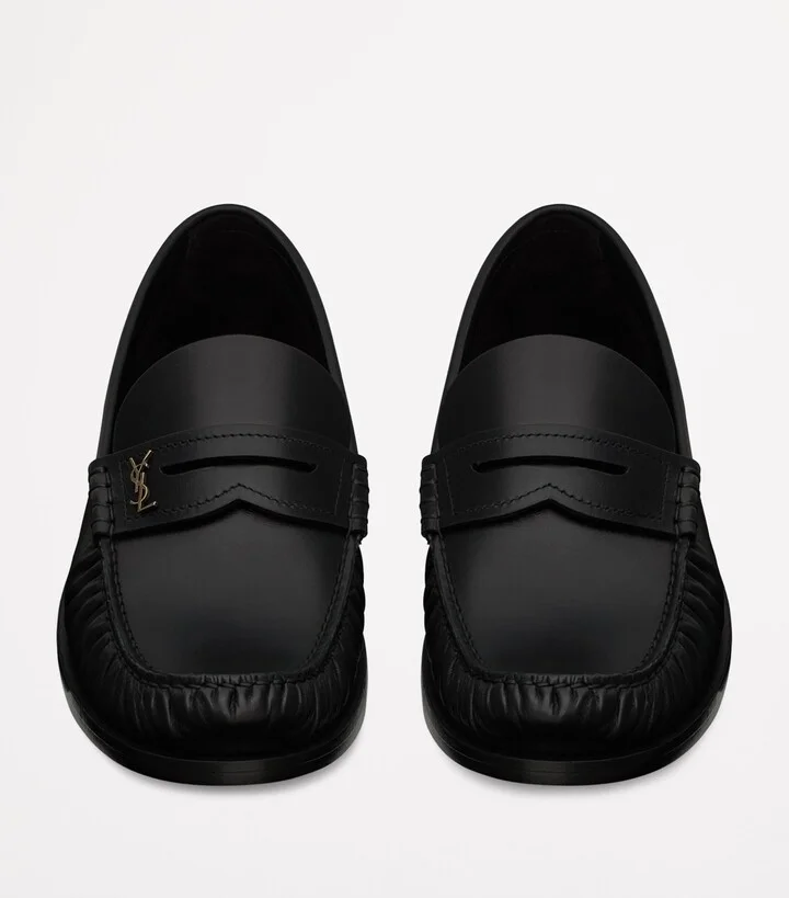 Saint Laurent Leather Laurent Loafers - Image 2