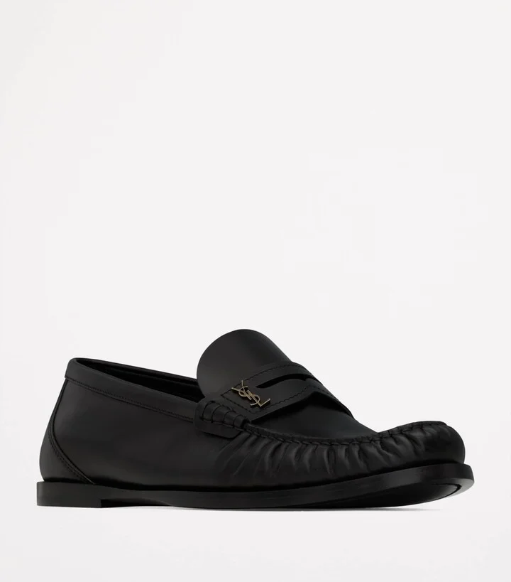 Saint Laurent Leather Laurent Loafers - Image 3
