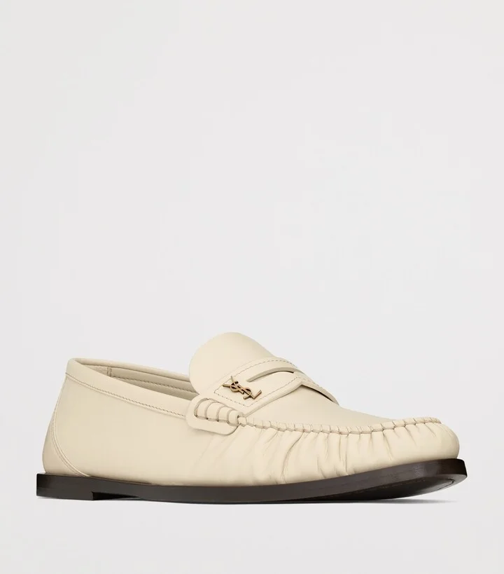Saint Laurent Leather Laurent Loafers - Image 2